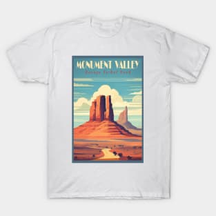 Monument Valley National Park Travel Poster T-Shirt